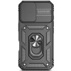 Чохол Ummi Camshield Serge Ring для Apple iPhone 16 (6.1") Чорний / Black