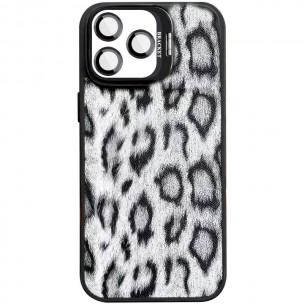 Чохол TPU+PC Wild Leopard with Magnetic Fit and Lens для Apple iPhone 15 Pro (6.1") Black