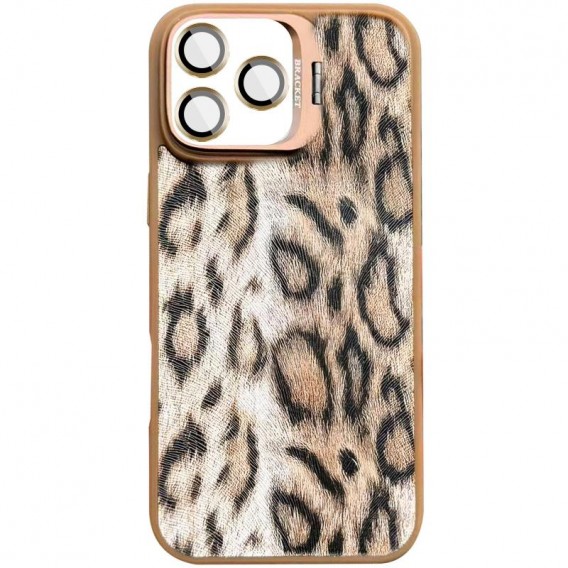 Чохол TPU+PC Wild Leopard with Magnetic Fit and Lens для Apple iPhone 15 Pro (6.1") Brown