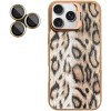 Чохол TPU+PC Wild Leopard with Magnetic Fit and Lens для Apple iPhone 15 Pro (6.1") Brown