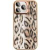 Чохол TPU+PC Wild Leopard with Magnetic Fit and Lens для Apple iPhone 15 Pro (6.1") Brown