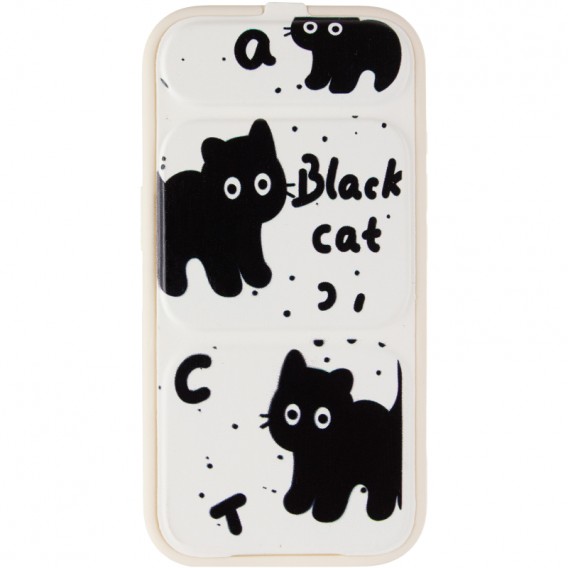 Чохол TPU Panel Stand для Apple iPhone 15 Pro Max (6.7") Black Cat Чохол TPU Panel Stand для Apple iPhone 15 Pro Max (6.7") Black Cat