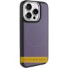 Чохол PC Textile Hybrid with Magnetic Fit для Apple iPhone 15 Pro (6.1") Black / Purple
