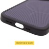 Чохол PC Textile Hybrid with Magnetic Fit для Apple iPhone 15 Pro (6.1") Black / Purple