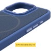 Чохол PC Textile Hybrid with Magnetic Fit для Apple iPhone 15 Pro (6.1") Blue