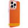 Чохол PC Textile Hybrid with Magnetic Fit для Apple iPhone 15 Pro (6.1") Pink / Orange