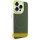 Чохол PC Textile Hybrid with Magnetic Fit для Apple iPhone 15 Pro (6.1") White / Green