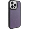 Чохол PC Textile Hybrid with Magnetic Fit для Apple iPhone 15 Pro Max (6.7") Black / Purple
