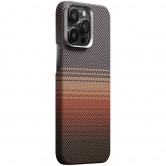 Чехол PC Carbon Protection Slim with MagSafe для Apple iPhone 15 Pro (6.1") Red