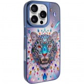 Чехол TPU+PC Crystal Hunt with Magnetic Fit для Apple iPhone 16 Pro (6.3") Blue