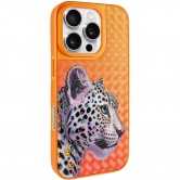 Чехол TPU+PC Crystal Hunt with Magnetic Fit для Apple iPhone 16 Pro (6.3") Orange