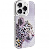 Чехол TPU+PC Crystal Hunt with Magnetic Fit для Apple iPhone 16 Pro (6.3") White