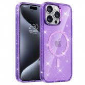 Чехол TPU Eclipse Sparkle Magnetic Fit для Apple iPhone 15 Pro Max (6.7") Purple Чехол TPU Eclipse Sparkle Magnetic Fit для Apple iPhone 15 Pro Max (6.7") Purple
