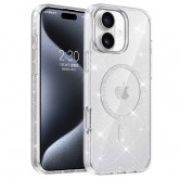 Чехол TPU Eclipse Sparkle Magnetic Fit для Apple iPhone 16 (6.1") Clear Чехол TPU Eclipse Sparkle Magnetic Fit для Apple iPhone 16 (6.1") Clear