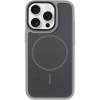 Чехол PC Textile Hybrid with Magnetic Fit для Apple iPhone 16 Pro (6.3") Grey / Black