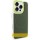 Чохол PC Textile Hybrid with Magnetic Fit для Apple iPhone 16 Pro (6.3") White / Green