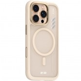 TPU+PC чехол Blueo Frosted Heat Dissip. with MagSafe для Apple iPhone 16 Pro (6.3") Золотой / Gold