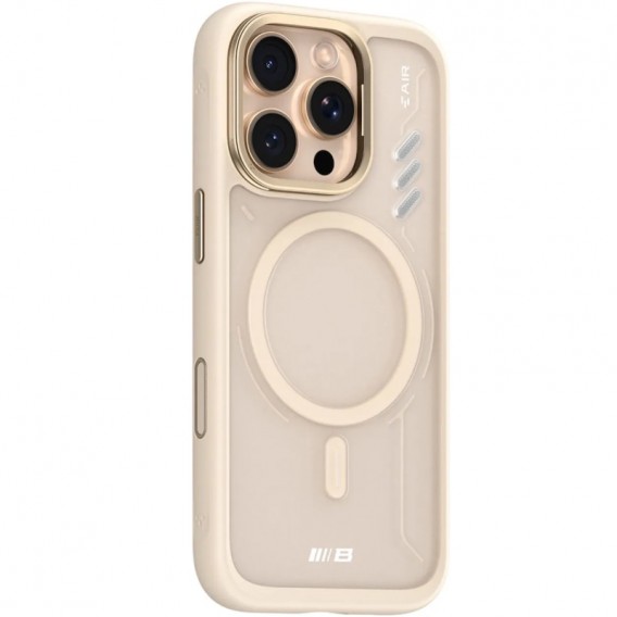 TPU+PC чохол Blueo Frosted Heat Dissip. with MagSafe для Apple iPhone 16 Pro (6.3") Золотий / Gold