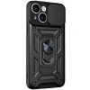 Чехол Ummi Camshield Serge Ring для Apple iPhone 15 (6.1") Черный / Black