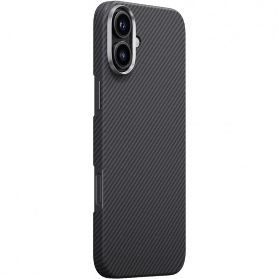 Чохол PC Carbon Protection Slim with MagSafe для Apple iPhone 16 (6.1") Black