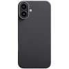 Чохол PC Carbon Protection Slim with MagSafe для Apple iPhone 16 (6.1") Black