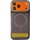 Чохол PC Textile Hybrid with Magnetic Fit для Apple iPhone 16 (6.1") Black / Purple