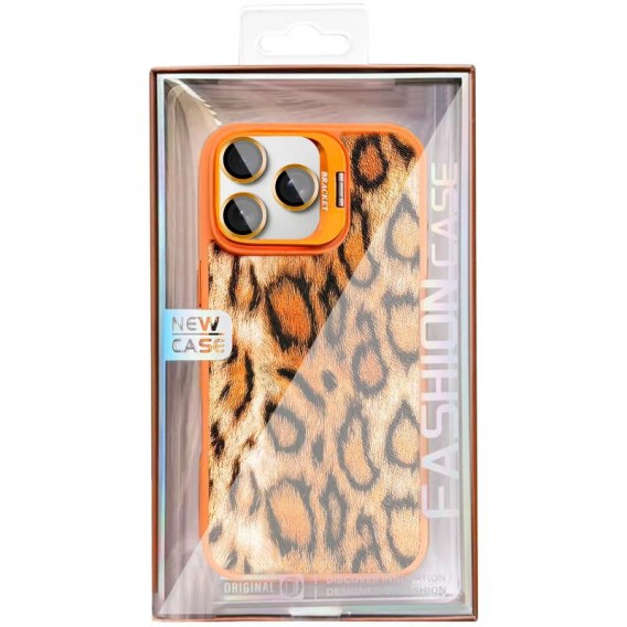 Чохол TPU+PC Wild Leopard with Magnetic Fit and Lens для Apple iPhone 15 Pro Max (6.7") Orange Чохол TPU+PC Wild Leopard with Magnetic Fit and Lens для Apple iPhone 15 Pro Max (6.7") Orange