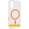 Чохол PC Slim Matte with Magnetic Fit (camera button) для Apple iPhone 16 (6.1") Orange