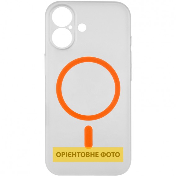 Чохол PC Slim Matte with Magnetic Fit (camera button) для Apple iPhone 16 (6.1") Orange