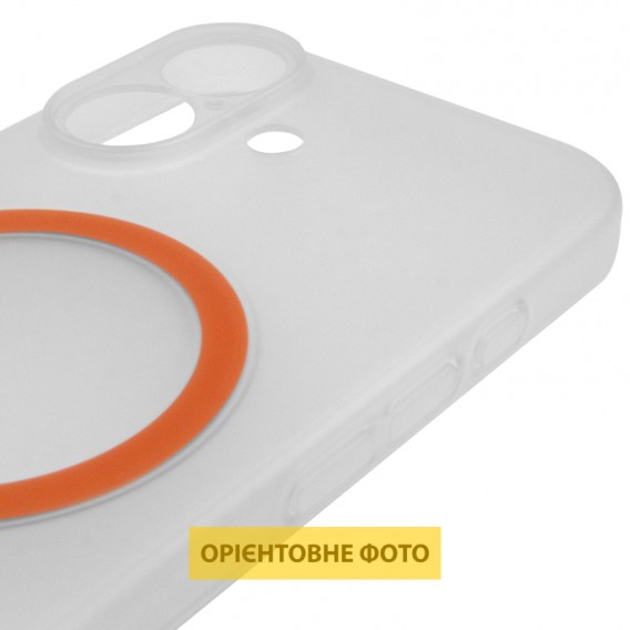 Чохол PC Slim Matte with Magnetic Fit (camera button) для Apple iPhone 16 (6.1") Orange