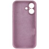 Чохол Silk Full Camera Protective (AA) NO LOGO для Apple iPhone 16 Plus (6.7") Ліловий / Lilac Pride