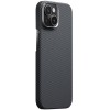 Чохол PC Carbon Protection Slim with MagSafe для Apple iPhone 15 (6.1") Black