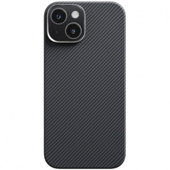 Чохол PC Carbon Protection Slim with MagSafe для Apple iPhone 15 (6.1") Black Чохол PC Carbon Protection Slim with MagSafe для Apple iPhone 15 (6.1") Black