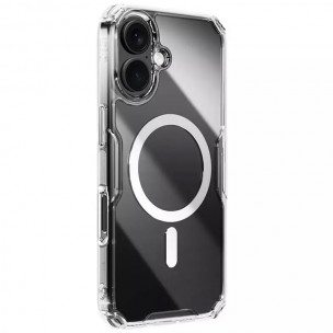 TPU чехол Nillkin Nature Pro Magnetic для Apple iPhone 16 Plus (6.7") Бесцветный (прозрачный)