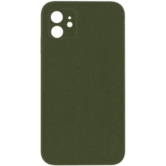 Чехол Silk Square Full Camera Protective (AA) NO LOGO для Apple iPhone 11 (6.1") Зеленый / Cyprus Green