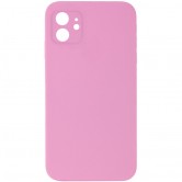 Чехол Silk Square Full Camera Protective (AA) NO LOGO для Apple iPhone 11 (6.1") Розовый / Light pink