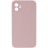 Чохол Silk Square Full Camera Protective (AA) NO LOGO для Apple iPhone 11 (6.1") Рожевий / Pink Sand