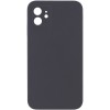 Чохол Silk Square Full Camera Protective (AA) NO LOGO для Apple iPhone 11 (6.1") Сірий / Dark Gray