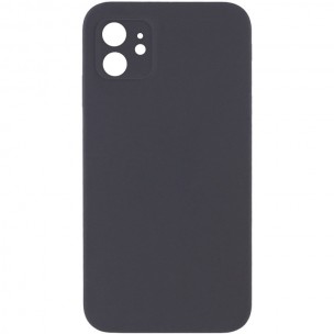 Чохол Silk Square Full Camera Protective (AA) NO LOGO для Apple iPhone 11 (6.1") Сірий / Dark Gray
