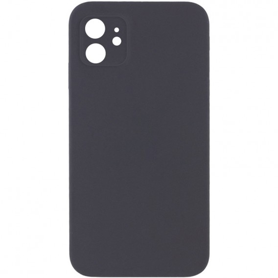 Чохол Silk Square Full Camera Protective (AA) NO LOGO для Apple iPhone 11 (6.1") Сірий / Dark Gray