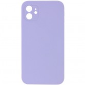 Чехол Silk Square Full Camera Protective (AA) NO LOGO для Apple iPhone 11 (6.1") Сиреневый / Dasheen