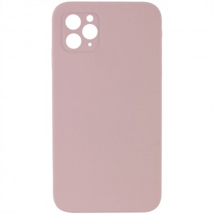 Чохол Silk Square Full Camera Protective (AA) NO LOGO для Apple iPhone 11 Pro (5.8") Рожевий / Pink Sand