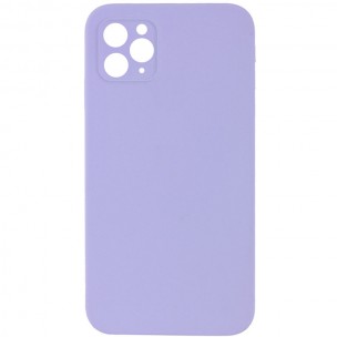 Чохол Silk Square Full Camera Protective (AA) NO LOGO для Apple iPhone 11 Pro (5.8") Бузковий / Dasheen Чохол Silk Square Full Camera Protective (AA) NO LOGO для Apple iPhone 11 Pro (5.8") Бузковий / Dasheen