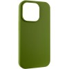 Чохол Silk Full Protective (AA) NO LOGO для Apple iPhone 14 Pro Max (6.7") Зелений / Dark Olive