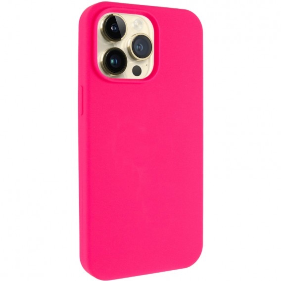 Чохол Silk Full Protective (AA) NO LOGO для Apple iPhone 14 Pro Max (6.7") Рожевий / Barbie pink
