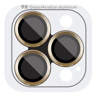 Захисне скло Metal Classic на камеру (у упак.) для Apple iPhone 14 Pro (6.1") / 14 Pro Max (6.7") Золотий / Gold Захисне скло Metal Classic на камеру (у упак.) для Apple iPhone 14 Pro (6.1") / 14 Pro Max (6.7") Золотий / Gold
