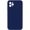 Чехол Silk Square Full Camera Protective (AA) NO LOGO для Apple iPhone 11 Pro Max (6.5") Темно-синий / Midnight blue