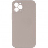 Чехол Silk Square Full Camera Protective (AA) NO LOGO для Apple iPhone 11 Pro Max (6.5") Серый / Light Grey