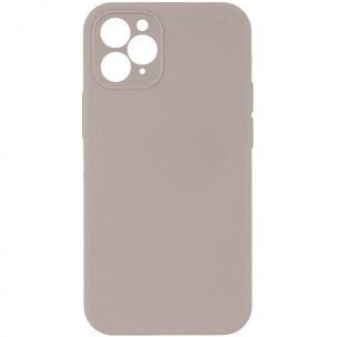 Чехол Silk Square Full Camera Protective (AA) NO LOGO для Apple iPhone 11 Pro Max (6.5") Серый / Light Grey