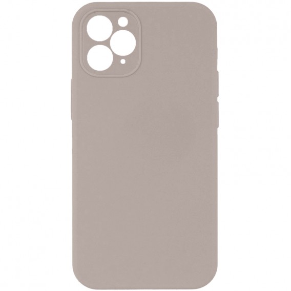 Чохол Silk Square Full Camera Protective (AA) NO LOGO для Apple iPhone 11 Pro Max (6.5") Сірий / Light Grey